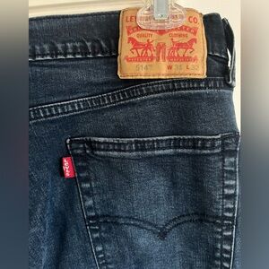 Levi's Men's Slim Straight Jeans - Dark Indigo